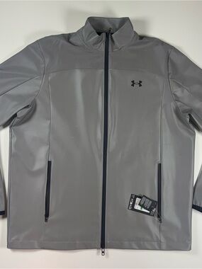 Under Armour Men's Gray Full-Zip Performance Jacket
